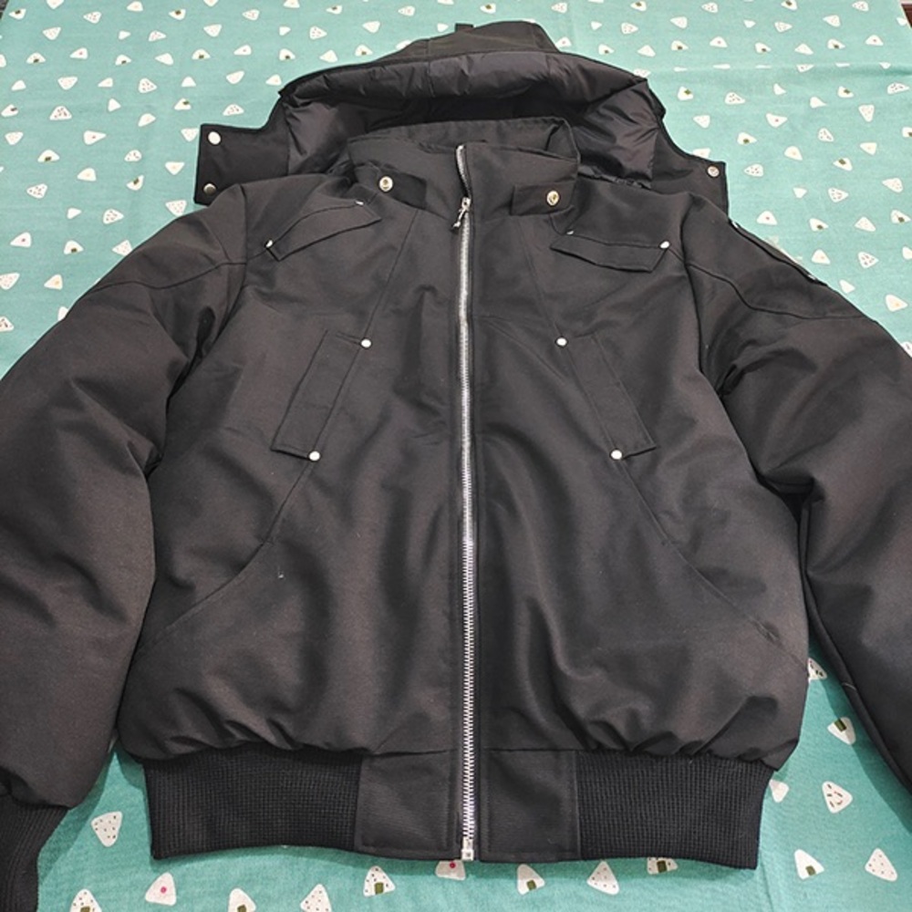 Moose Knuckles Black Down Jacket